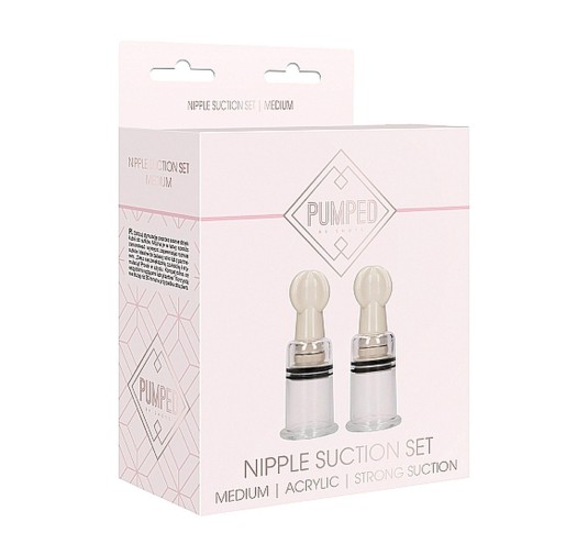 Nipple Suction Set Medium - Transparent